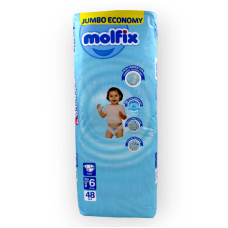 Molfix Jumbo Pants XXL 15+ Kg 48 Pcs (Made in Turkey)